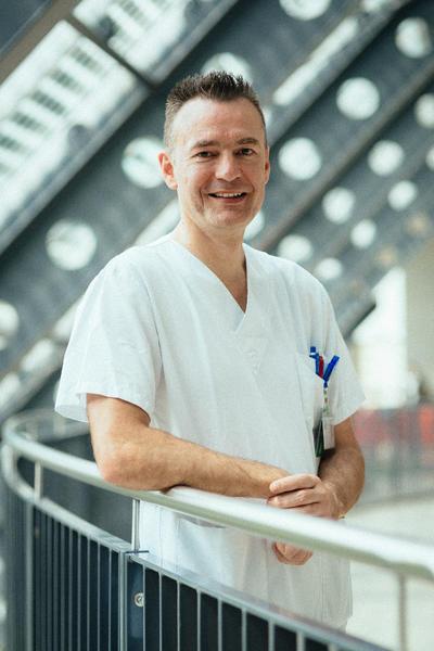 Frederik Philips, hoofdverpleegkundige Endoscopie in het OLV Ziekenhuis in Aalst