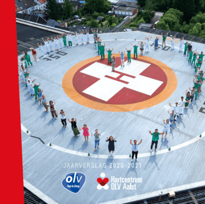 cover jaarbrochure 2020-2021 Hartcentrum OLV Aalst