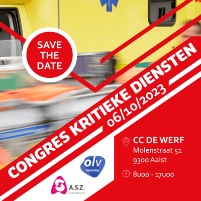Save the date - congres Kritieke Diensten 2023