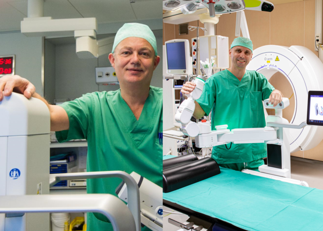 Dr. Mottrie en Dr. Lesage - robotchirurgie in OLV
