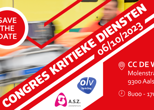 Save the date - OLV/A.S.Z.-congres Kritieke Diensten